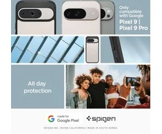 Spigen Ultra Hybrid – dėklas skirtas Google Pixel 9 / 9 Pro Matte Juodas
