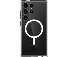 Spigen Ultra Hybrid Onetap Ring dėklas, skirtas Samsung Galaxy 24 Ultra baltos spalvos