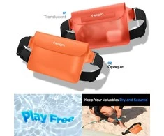 Spigen Aqua Shield atsparus vandeniui juosmens krepšys A620, 2 vnt., saulėlydžio oranžinė