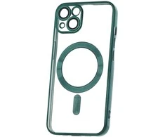 Dėklas Telforceone Color Chrome Mag case for Samsung Galaxy S26 Plus žalias