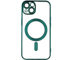 Telforceone Spalvotas chromuotas Mag dėklas, skirtas Samsung Galaxy A57 5G, žalias