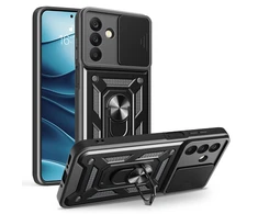 Dėklas Telforceone Defender Slide case for Samsung Galaxy A17 4G / A17 5G / A26 5G juodas