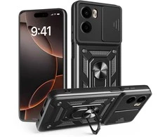 Dėklas Telforceone Defender Slide case for Xiaomi Redmi Note 15 5G (EU) juodas