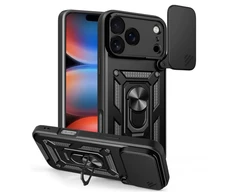 Dėklas Telforceone Defender Slide case for iPhone 17 Pro Max 6,9" juodas