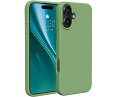 Dėklas Telforceone Etteri Silicone Apple iPhone 16 Plus 6,7" šviesiai žalios spalvos