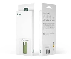 Dėklas Telforceone Etteri Silicone Apple iPhone 16 Plus 6,7" šviesiai žalios spalvos