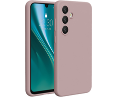 Etteri silikoninis dėklas Samsung Galaxy A36 5G šviesiai rožinis