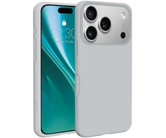 Dėklas Telforceone Etteri Silicone Mag case for iPhone 17 Pro / 18 Pro sidabrinis