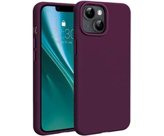 Telforceone Etteri Silicone Mag apsauginis dėklas, skirtas iPhone 13 6,1 colio, tamsios vyšninės spalvos