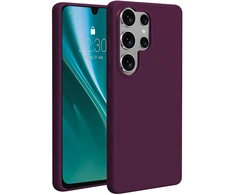 Dėklas Telforceone Etteri Silicone Mag case for Samsung Galaxy S25 Ultra dark cherry