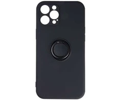 Dėklas Telforceone Finger Grip case for Samsung Galaxy S25 Edge juodas