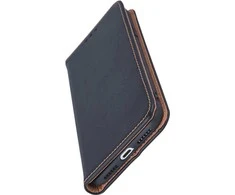 Dėklas Telforceone Genuine Leather Smart Pro for iPhone 17 Air 6,6" juodas