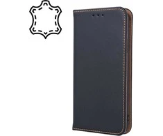 Dėklas Telforceone Genuine Leather Smart Pro for iPhone 17 Air 6,6" juodas