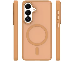 Dėklas Telforceone Mag Matt case for Samsung Galaxy A16 4G / A16 5G / A17 4G / A17 5G ruda big hole