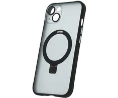 TelForceone Mag Ring dėklas, skirtas iPhone 15 Plus 6,7 juodos spalvos