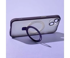 TelForceone Mag Ring dėklas, skirtas iPhone 15 Pro Max 6,7 violetinės spalvos inės spalvos