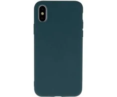 Dėklas Telforceone Matt TPU case for Poco M7 Pro 5G forest žalias