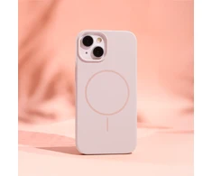 Dėklas Telforceone Silicone Thin Mag case for iPhone 17 Pro Max 6,9" rose