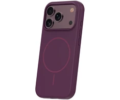 Dėklas Telforceone Silicone Thin Mag case for iPhone 17 Pro 6,3" / iPhone 18 Pro 6,3" dark cherry