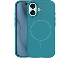 Dėklas Telforceone Silicone Thin Mag case for iPhone 17 6,3" turquoise