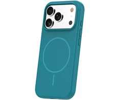 Dėklas Telforceone Silicone Thin Mag case for iPhone 12 / 12 Pro 6,1" turquoise