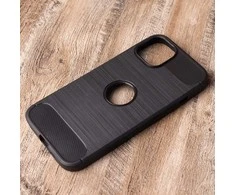 Dėklas TelForceone Simple Juodas Apple iPhone 15 6,1"