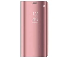 Telforceone Smart Clear View dėklas, skirtas Samsung Galaxy S23 FE rožinis