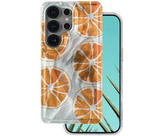 Dėklas Telforceone Ultra Trendy Summer case for Samsung Galaxy S26 Ultra oranžinis