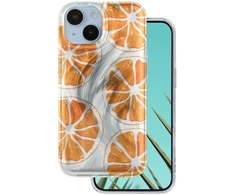Dėklas Telforceone Ultra Trendy Summer case for iPhone 12 / 12 Pro 6,1" oranžinis
