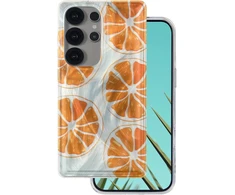 Dėklas Telforceone Ultra Trendy Summer case for Samsung Galaxy S24 / S25 oranžinis