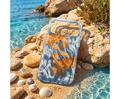 TFO Itin madingas vasariškas dėklas, skirtas Samsung Galaxy S24 / S25, krabas