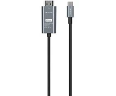 Devia kabelis Storm EC084 USB-C - HDMI 4K 60 Hz 2,0 m juodas