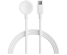 Devia belaidis įkroviklis Kintone USB-C 1,0 m baltos spalvos skirtas Apple Watch