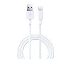 Devia kabelis Shark EC306 USB - USB-C 1,5 m 5A baltos spalvos