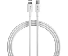 USB kabelis Devia Smart PD Type-C į Lightning 1.0m 20W 3A baltas