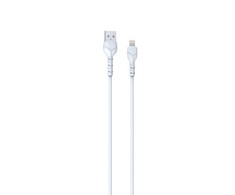 Devia Kintone kabelis USB - Lightning 1,0 m 2,1A baltas komplektas 30 vnt V2