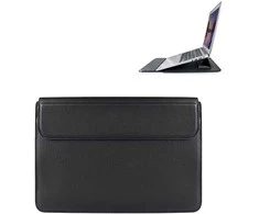 Devia nešiojamo kompiuterio / MacBook dėklas Ultra-Thin 13,3'' atsparus vandeniui PU leather juodos spalvos