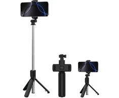 Devia asmenukių lazda Bluetooth tripod ES083 juodos spalvos