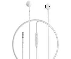Devia laidinės ausinės Kintone A3 jack 3,5mm baltos spalvos