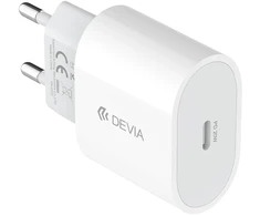 Devia sieninis įkroviklis Rocket PD QC 20W 1x USB-C baltas
