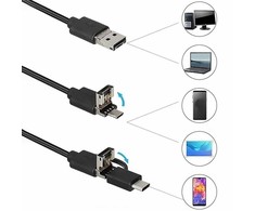 Lamex Endoscope camera 3.5m lens 8/7/5.5mm USB-C/Micro-USB LTC