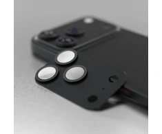 Etteri full camera lens guard for iPhone 18 Pro Max dark pilkas