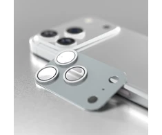 Etteri full camera lens guard for iPhone 18 Pro Max sidabrinis