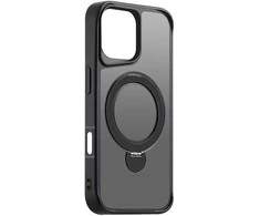 Dėklas Etteri Matt Mag Ring case for iPhone 17 Air juodas