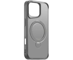 Dėklas Etteri Matt Mag Ring case for iPhone 17 pilkas