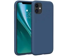 Dėklas Telforceone Etteri Silicone Apple iPhone 11 mėlynos spalvos