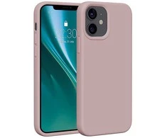Dėklas Telforceone Etteri Silicone Apple iPhone 12 / 12 Pro 6,1" rožinės spalvos