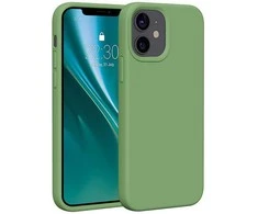 Dėklas Telforceone Etteri Silicone Apple iPhone 12 / 12 Pro 6,1" šviesiai žalios spalvos