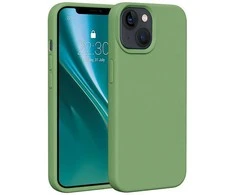 Dėklas Telforceone Etteri Silicone Apple iPhone 14 6,1" šviesiai žalios spalvos