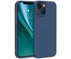 Dėklas Telforceone Etteri Silicone Apple iPhone 14 6,1" mėlynos spalvos